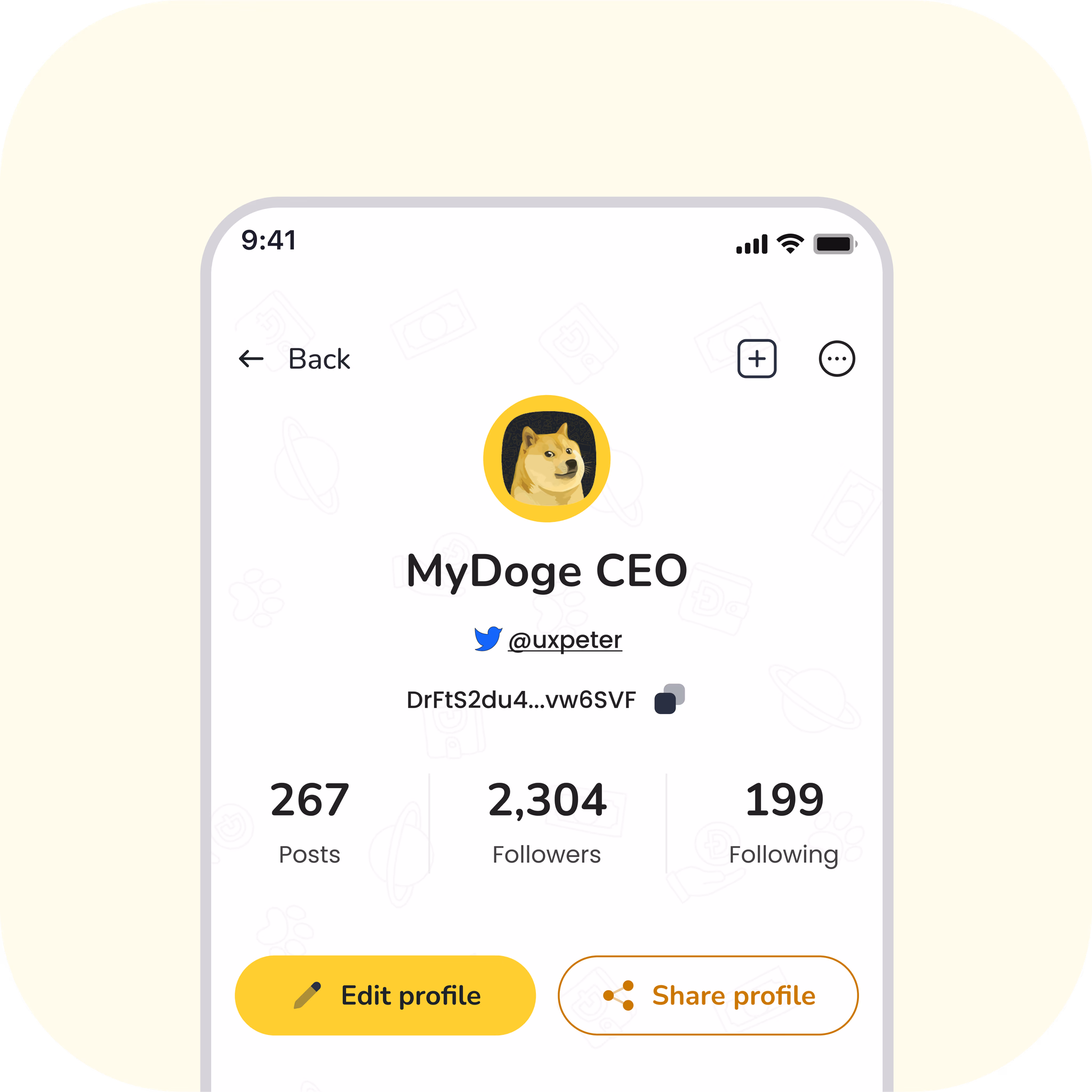 Share memes in the Dogeverse